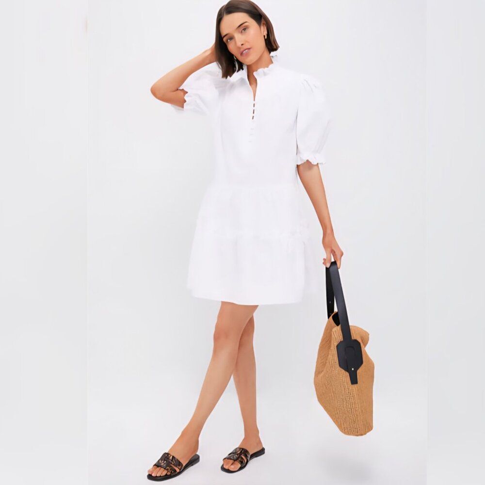 Tuckernuck x Pomander Place - M White Selena Mini‎ Dress